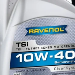 Calitate înaltă Ravenol TSi 10W-40 4L – Ulei motor semi-sintetic, aprobat VW 501.01 / 505.00, MB 229.1 / 229.3